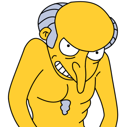 Harry Shearer character Mr Burns