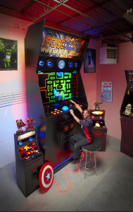 The Guinness World Records 2016 Gamer’s Edition (out September 10) reveals the world’s Largest Arcade Machine, created by Jason Camberis (USA). The machine measures 4041m tall, 1.93m wide and 1.06m deep. Photo Credit: Kevin Scott Ramos / Guinness World Records 