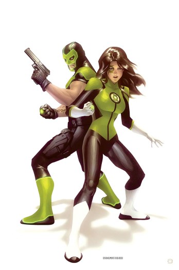 Green Lanterns Rebirth Variant Cover by Alex Garner